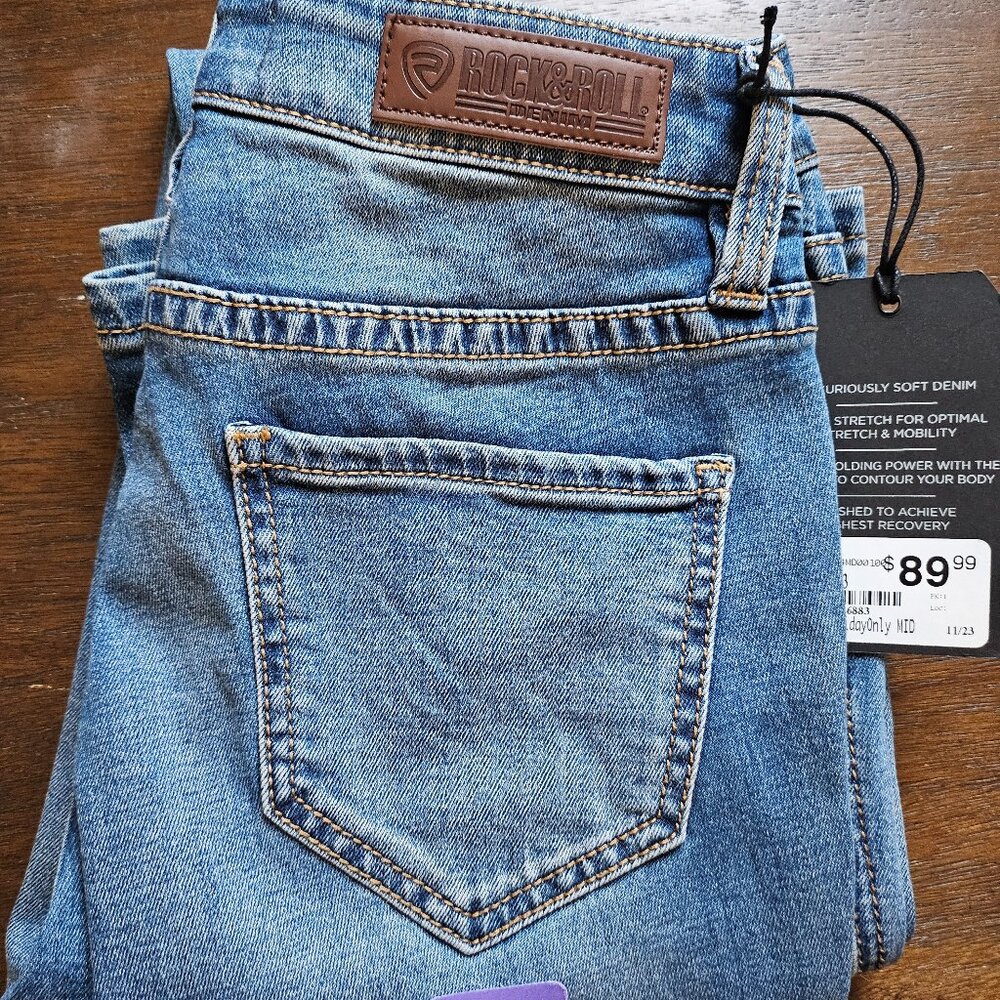 Rock & Roll Denim Mid Rise Bootcut Jeans